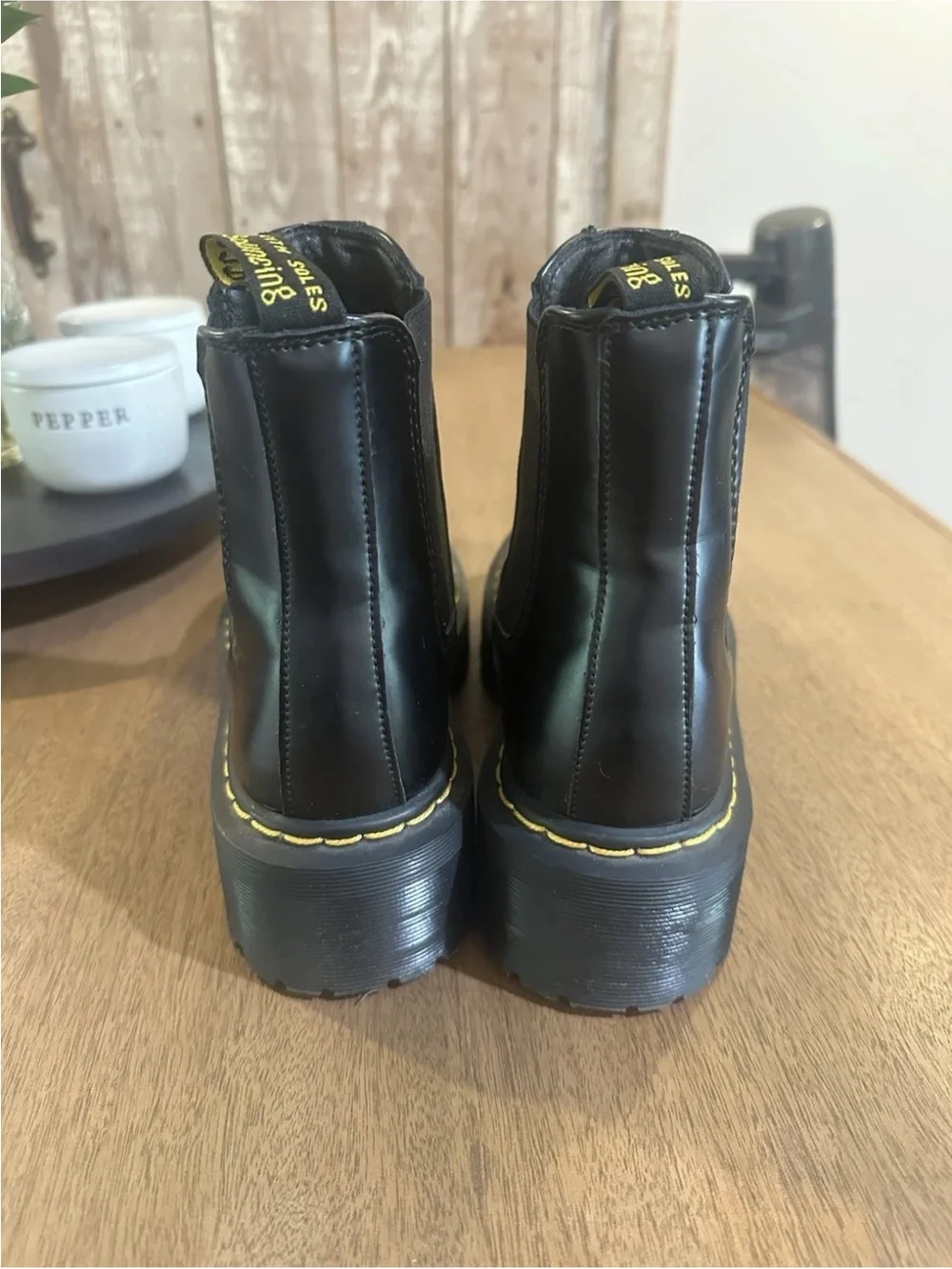 dr marten chelsea platform size 10